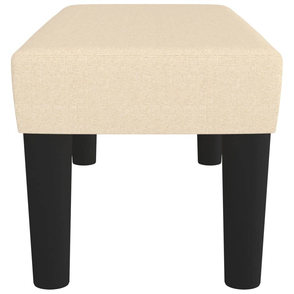 vidaXL Sitzbank Creme 70x30x30 cm Stoff