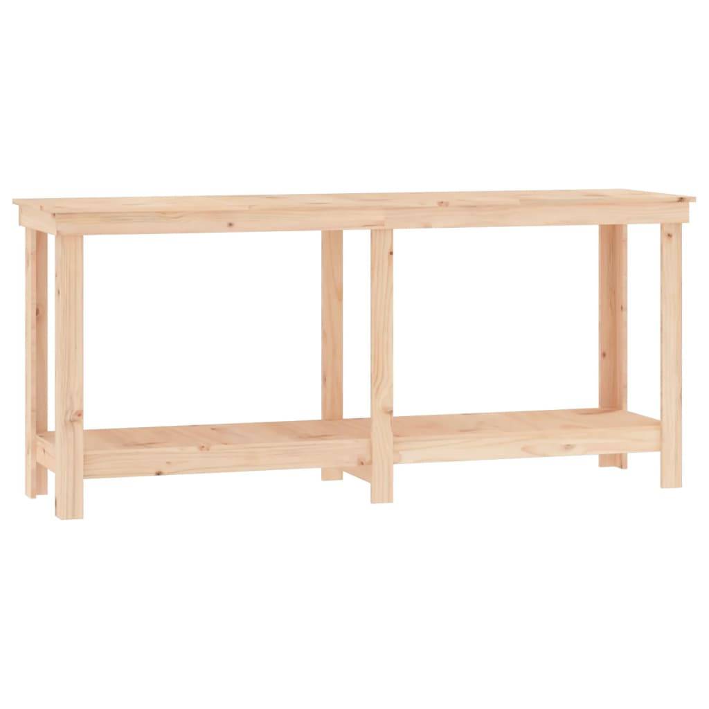vidaXL Werkbank 180x50x80 cm Massivholz Kiefer