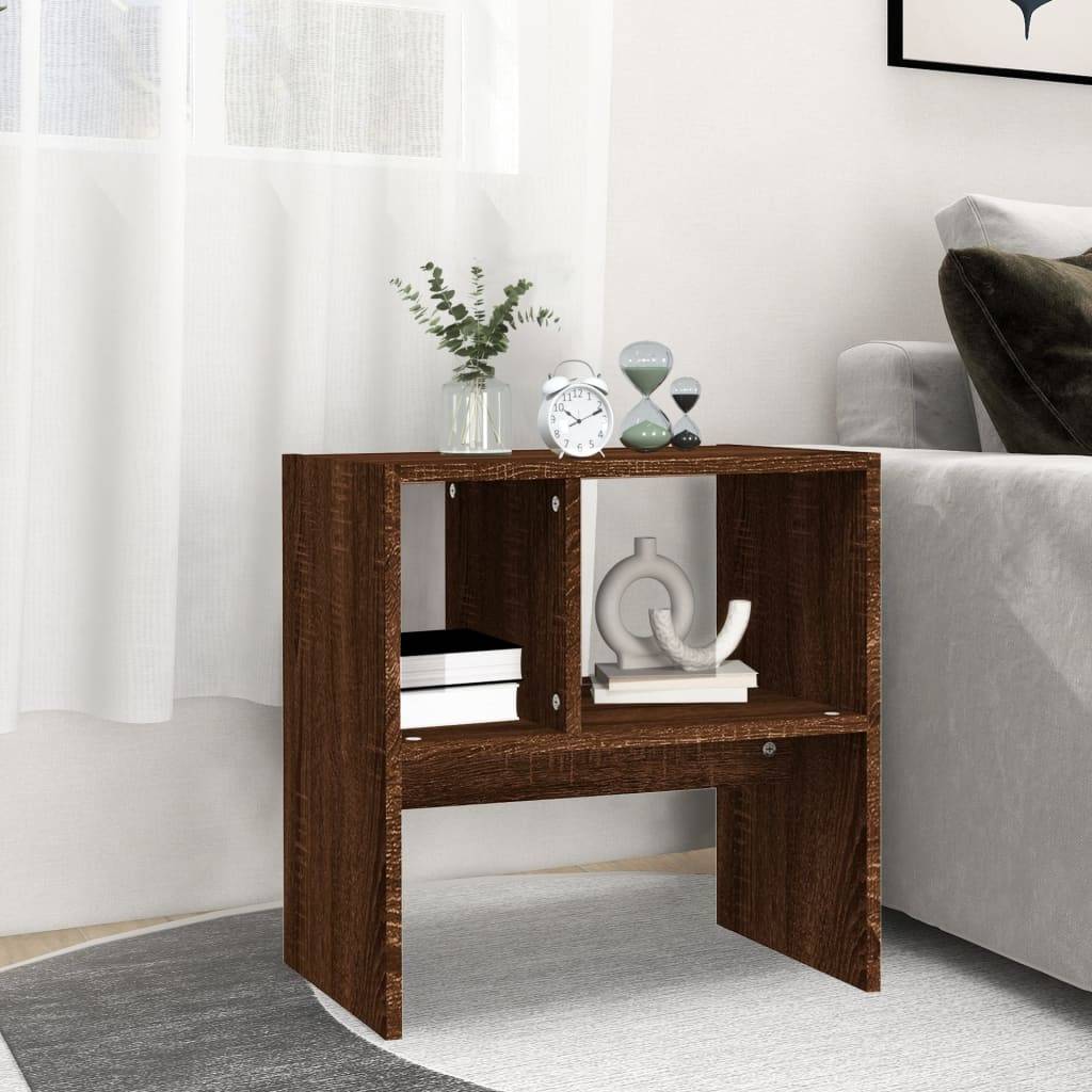 vidaXL Beistelltisch Braun Eichen-Optik 50x30x50 cm Holzwerkstoff