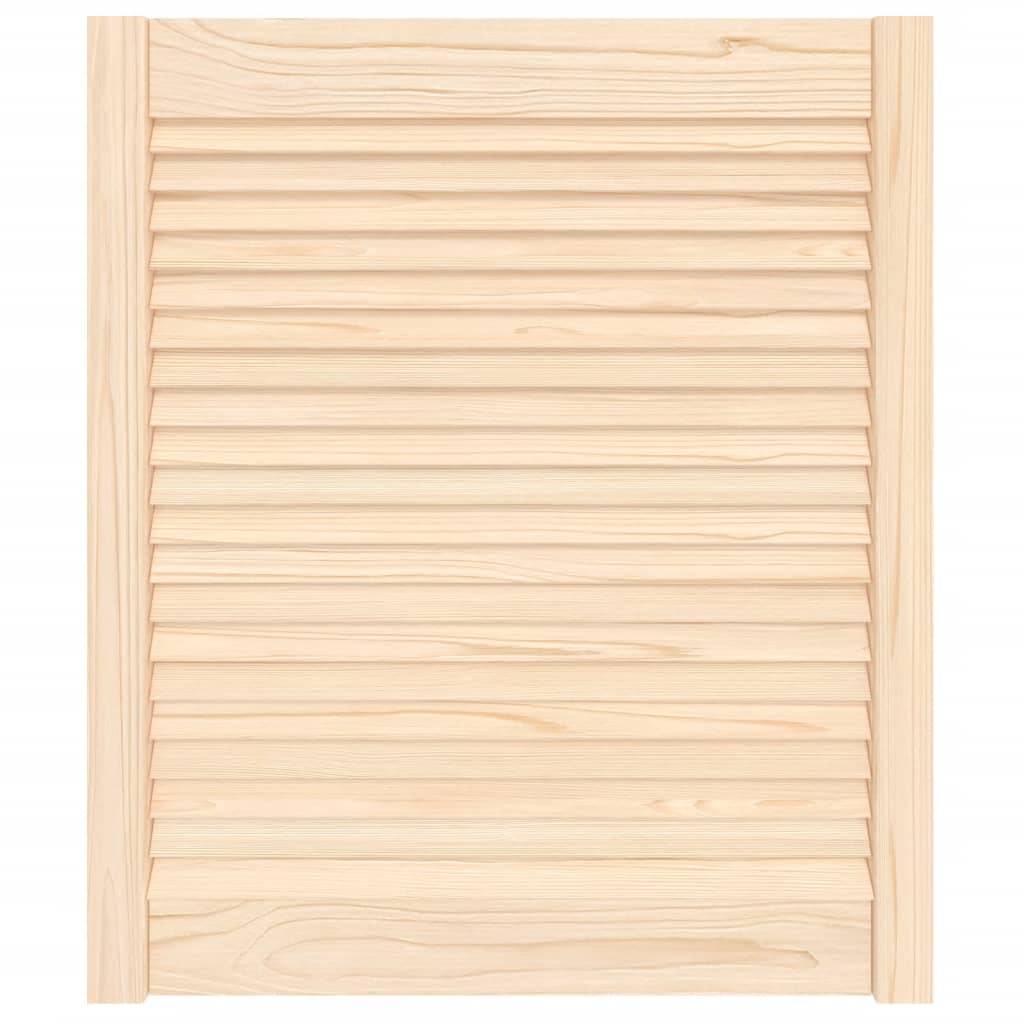 vidaXL Schranktür Lamellen-Design 69x59,4 cm Massivholz Kiefer