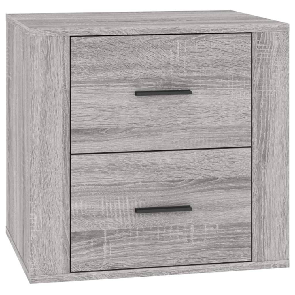 vidaXL Nachttisch Grau Sonoma 50x39x47 cm