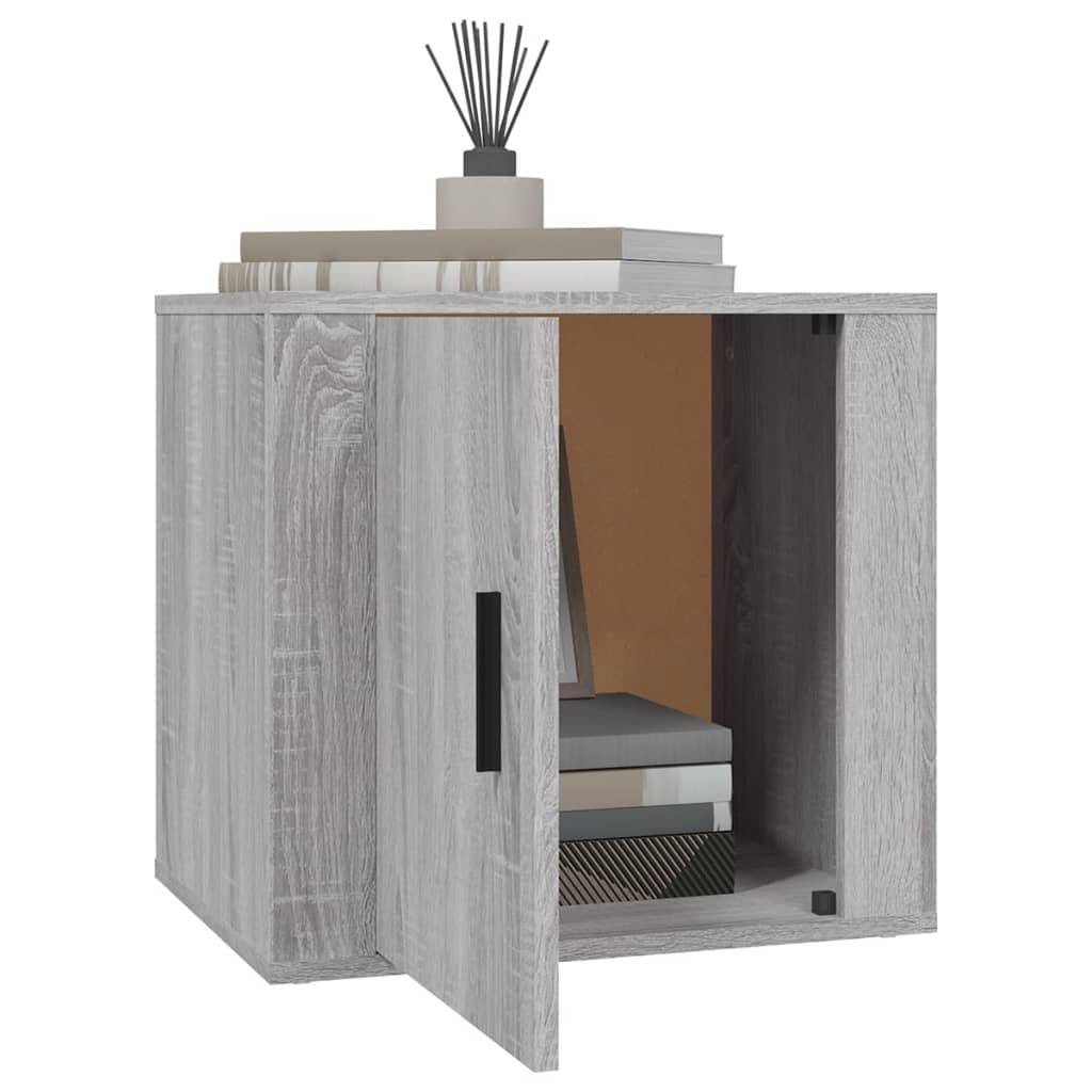 vidaXL Nachttisch Grau Sonoma 50x39x47 cm