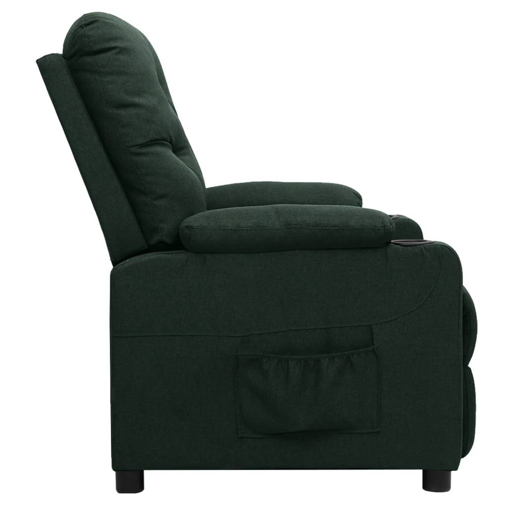 vidaXL Relaxsessel Dunkelgrün Stoff