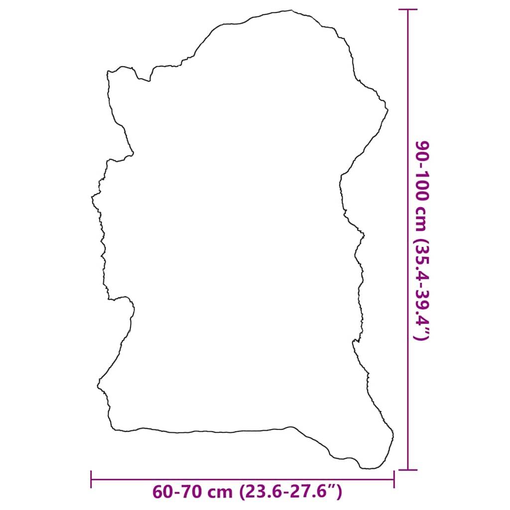 vidaXL Schafpelz Mischfarbe (60-70)x(90-100) cm