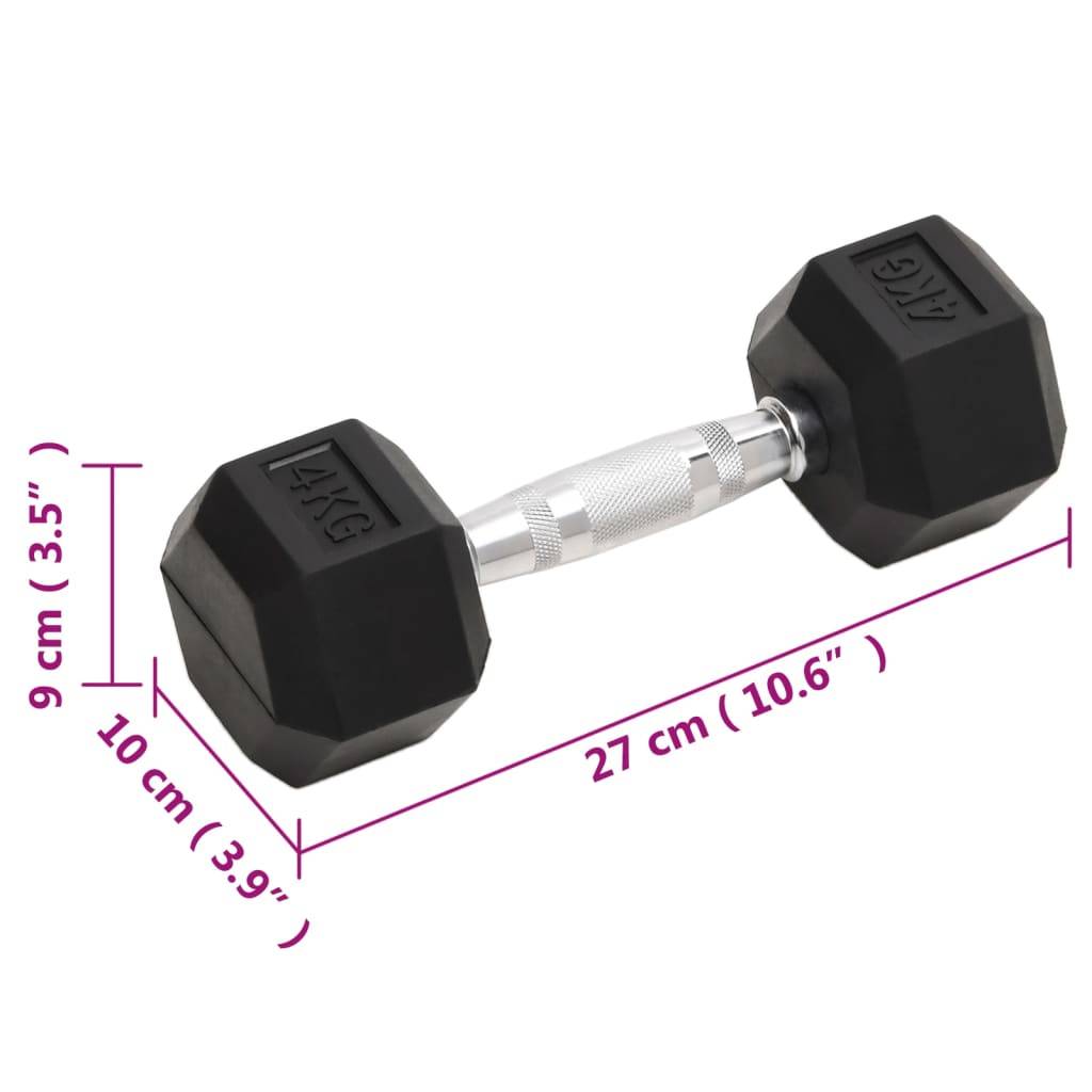vidaXL Kurzhanteln 2 Stk. 8 kg Gusseisen