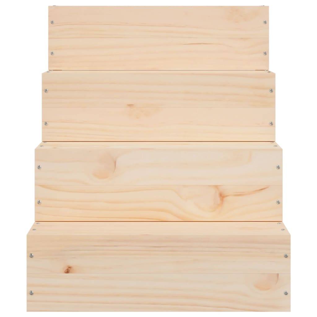 vidaXL Haustiertreppe 40x49x47 cm Massivholz Kiefer