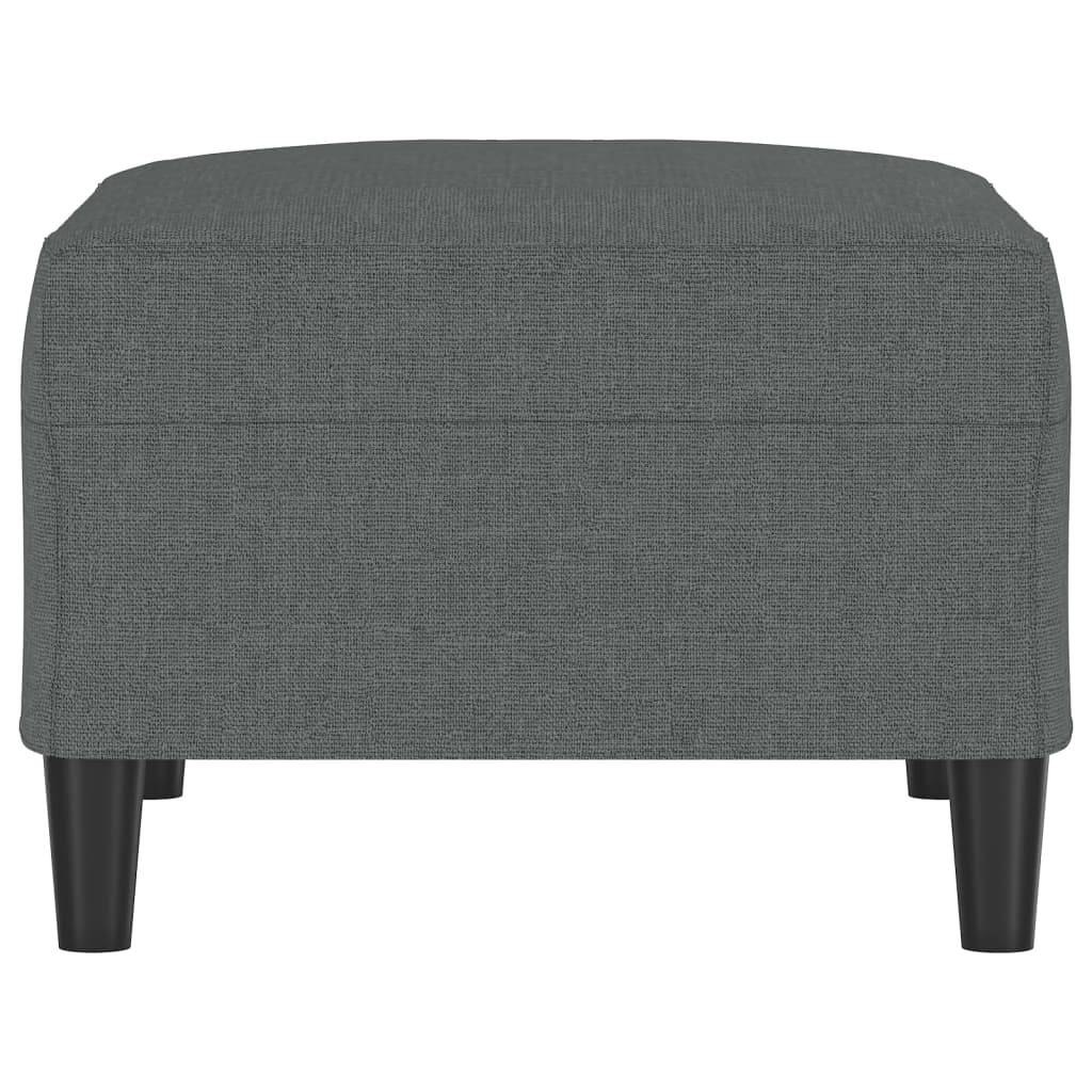 vidaXL Fußhocker Dunkelgrau 70x55x41 cm Stoff