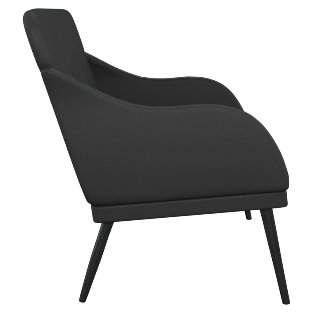 vidaXL Sitzbank Schwarz 110x76x80 cm Kunstleder