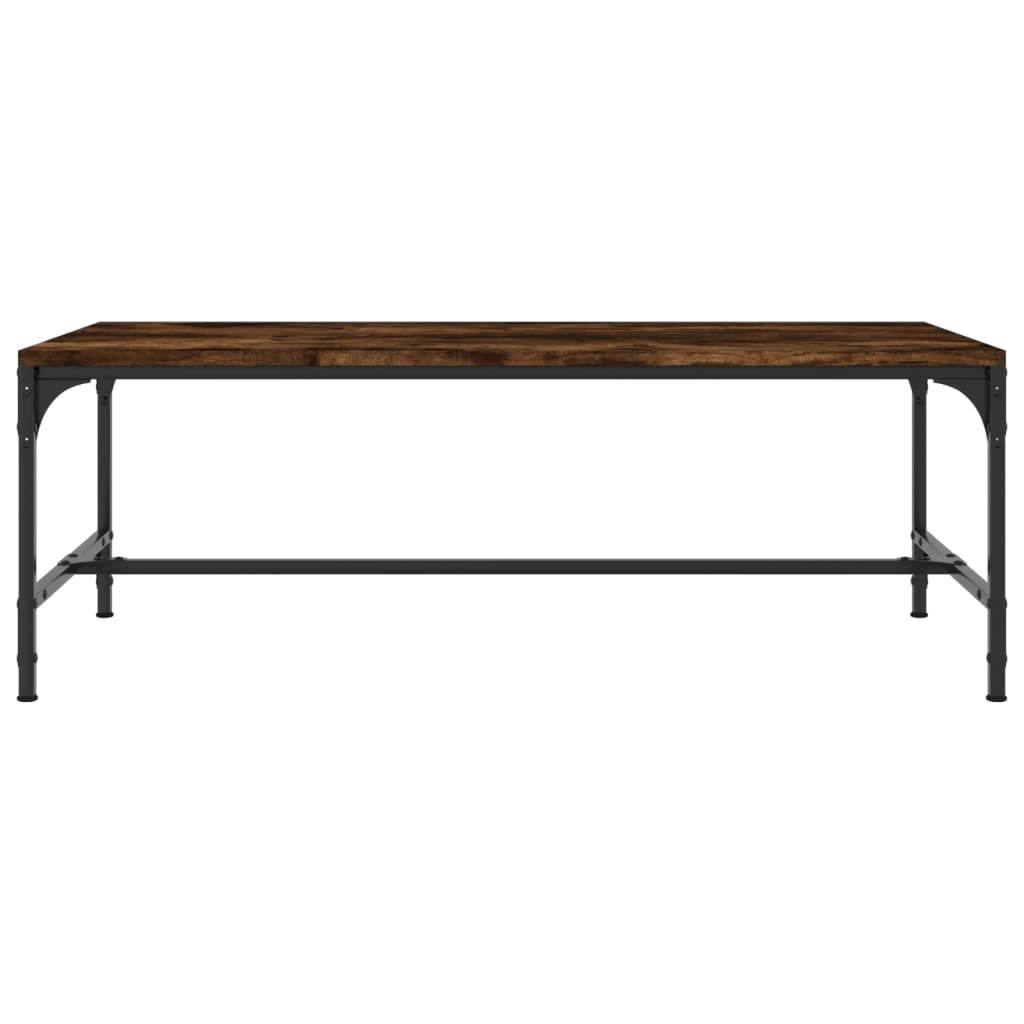 vidaXL Couchtisch Räuchereiche 100x50x35 cm Holzwerkstoff