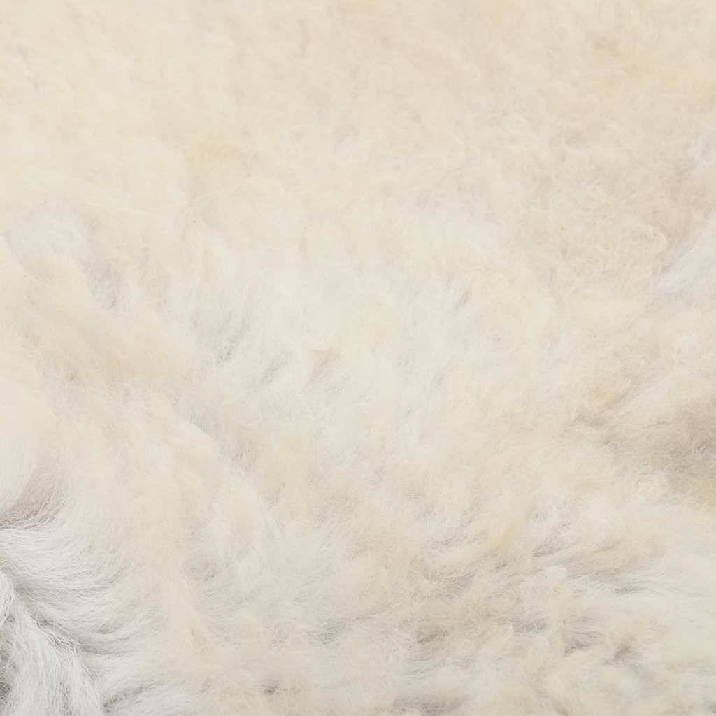 vidaXL Schafpelz Creme (60-70)x(90-100) cm