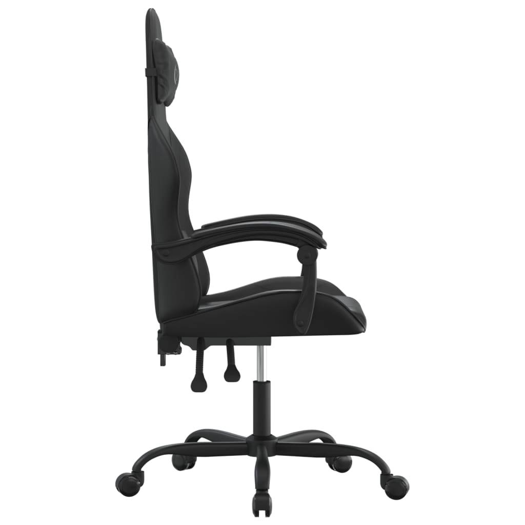 vidaXL Gaming-Stuhl Schwarz Kunstleder