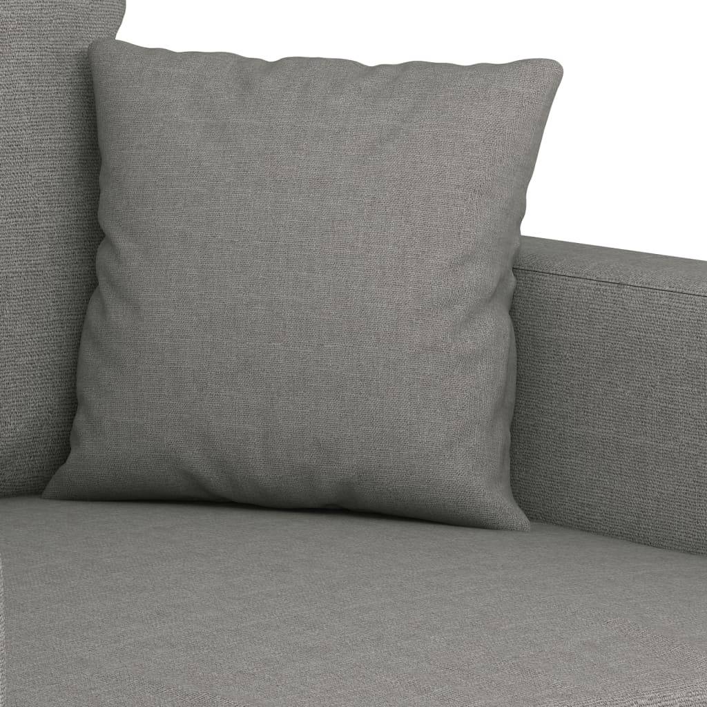 vidaXL 3-Sitzer-Sofa Dunkelgrau 210 cm Stoff