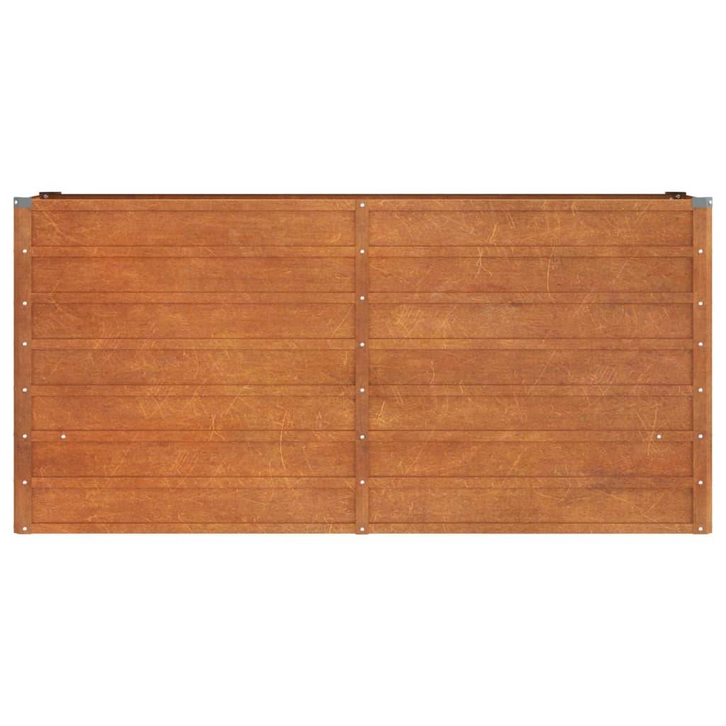 vidaXL Hochbeet Rostig 160x40x77 cm Cortenstahl