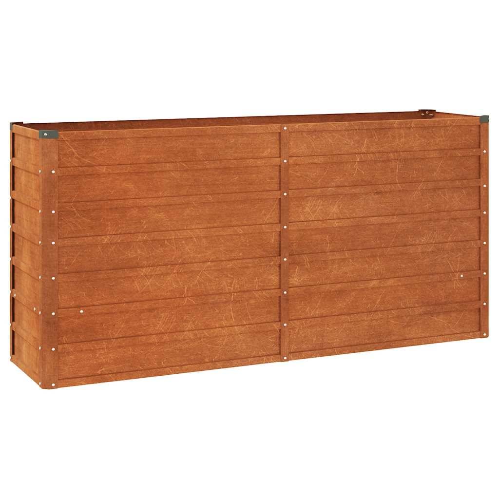 vidaXL Hochbeet Rostig 160x40x77 cm Cortenstahl