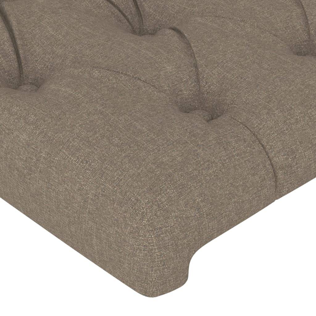 vidaXL Kopfteile 4 Stk. Taupe 72x7x78/88 cm Stoff