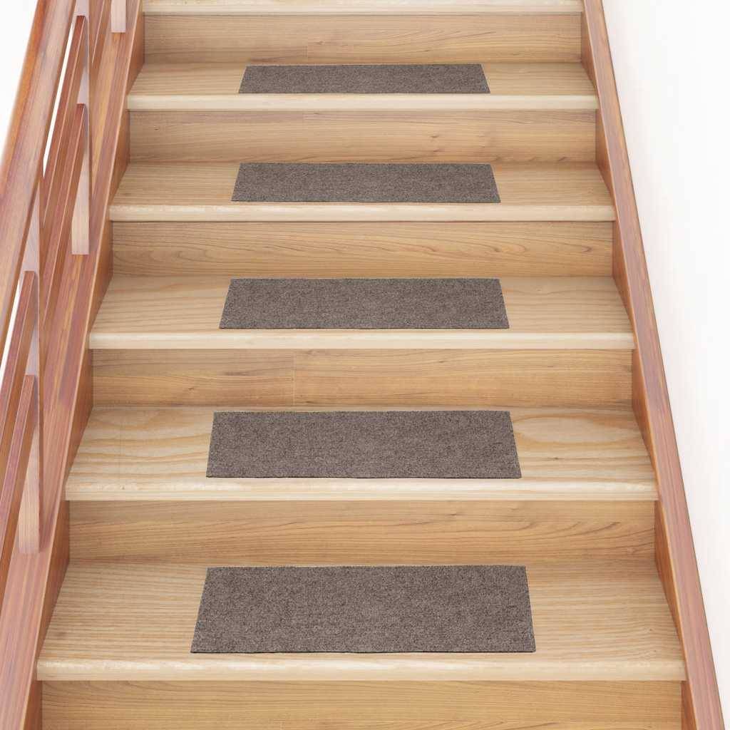 vidaXL Selbstklebende Treppenmatten 15 Stk. Rechteckig 60x25 cm Creme