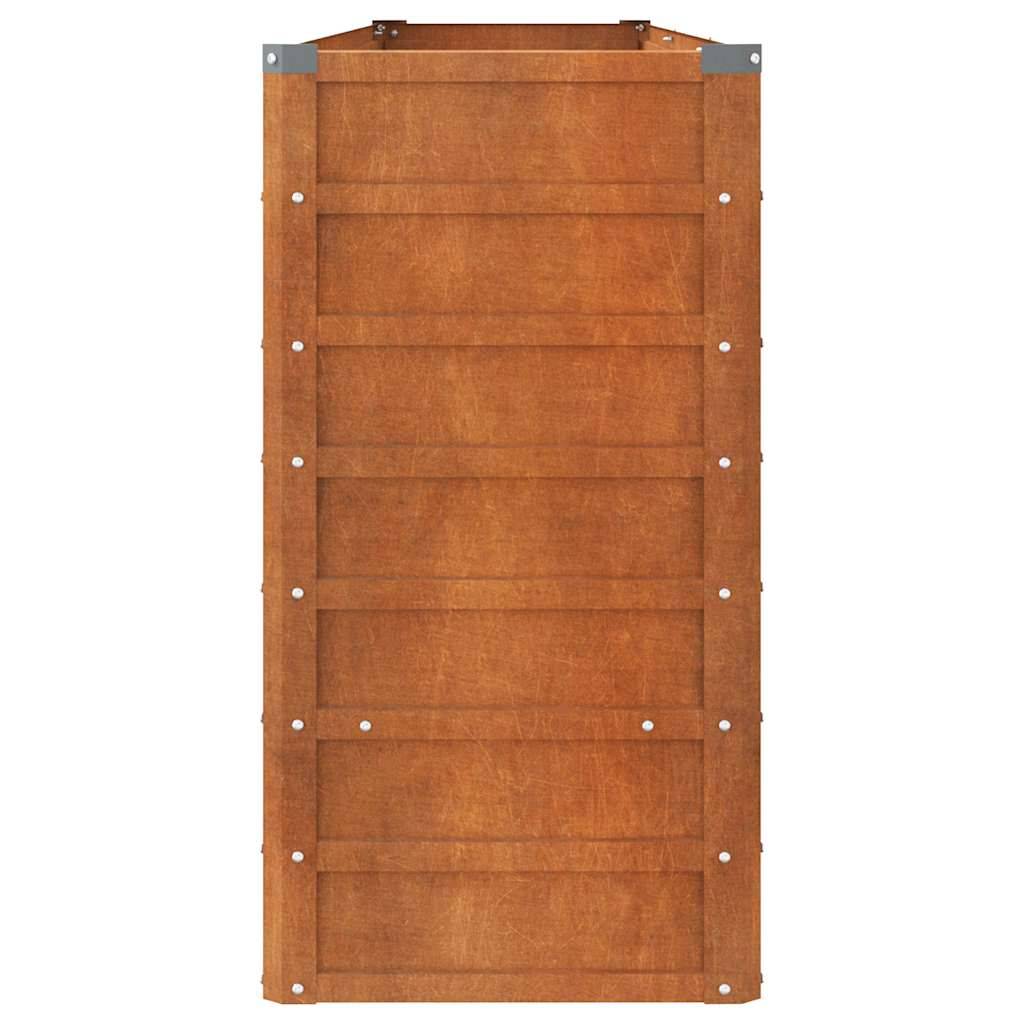 vidaXL Hochbeet Rostig 240x40x77 cm Cortenstahl