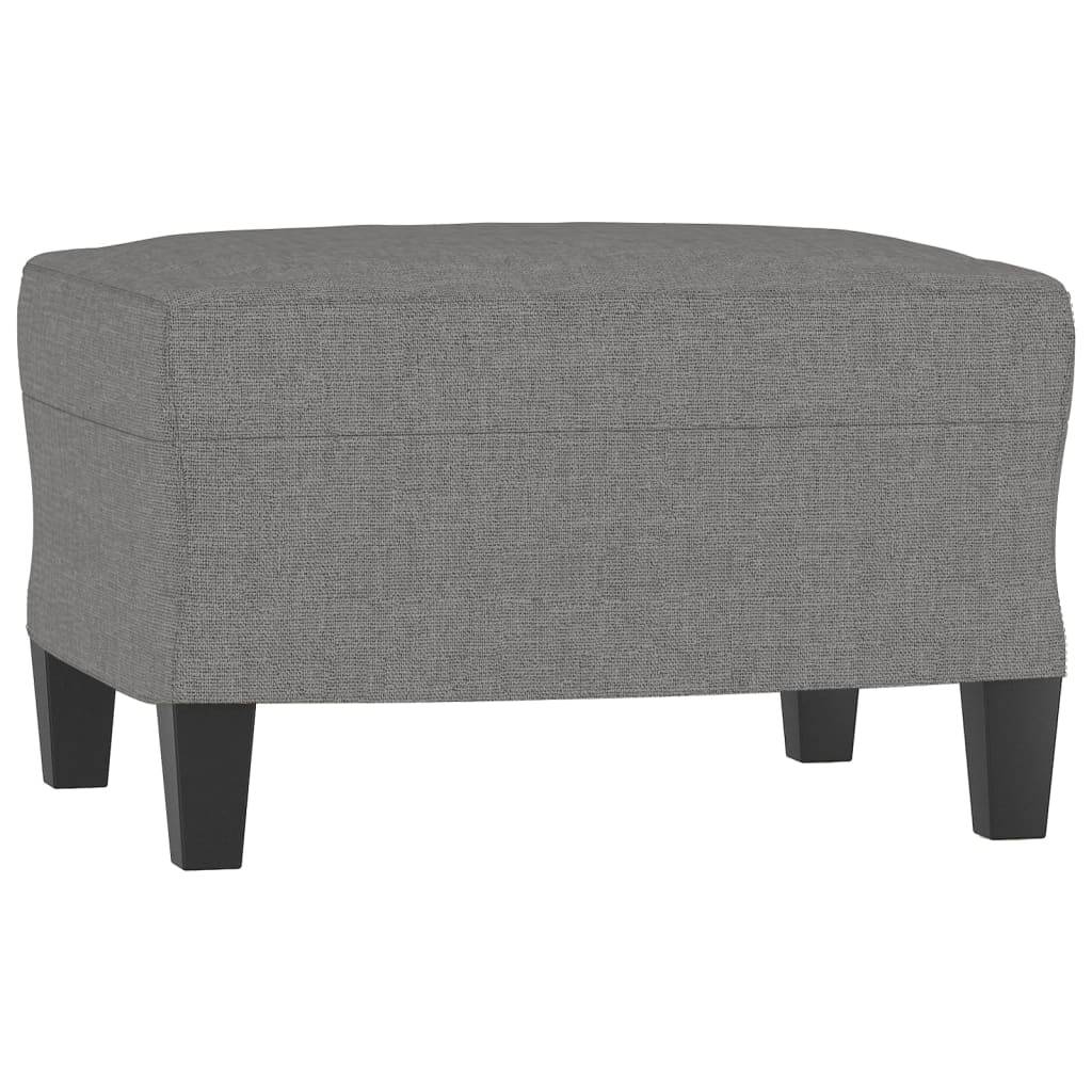 vidaXL Fußhocker Dunkelgrau 60x50x41 cm Stoff
