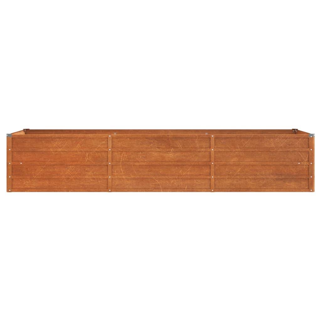 vidaXL Hochbeet Rostig 240x80x45 cm Cortenstahl