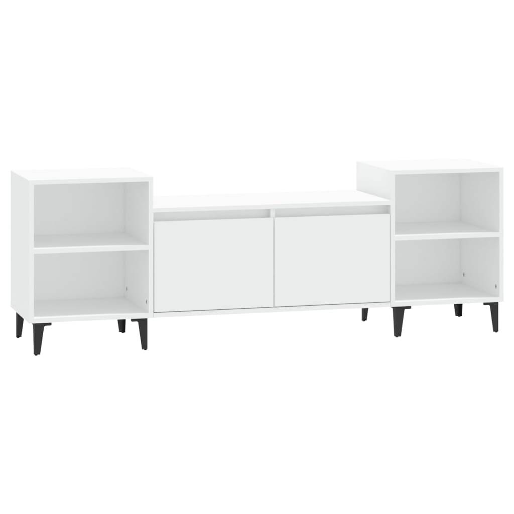 vidaXL TV-Schrank Weiß 160x35x55 cm Holzwerkstoff