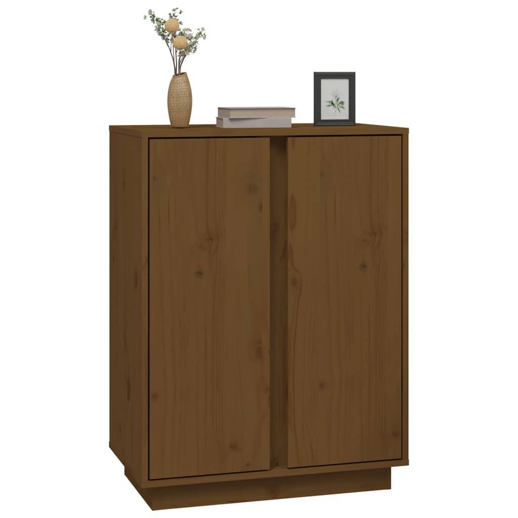 vidaXL Sideboard Honigbraun 60x35x80 cm Massivholz Kiefer