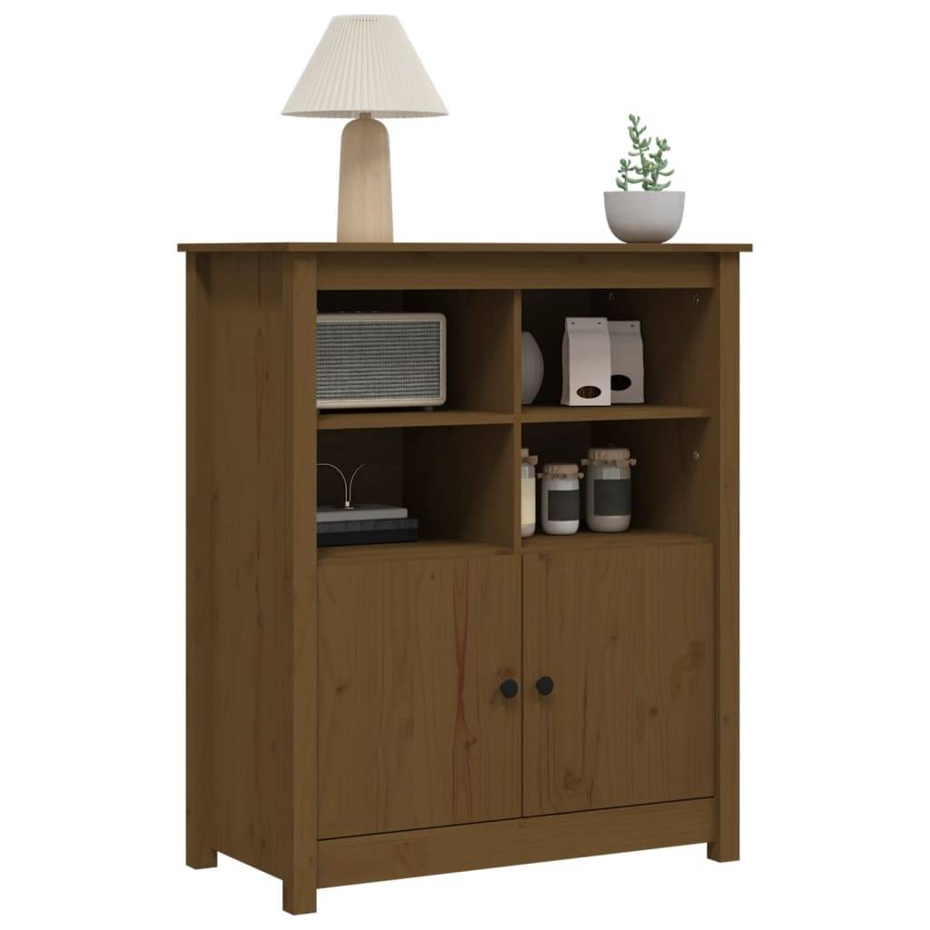 vidaXL Sideboard Honigbraun 83x41,5x100 cm Massivholz Kiefer