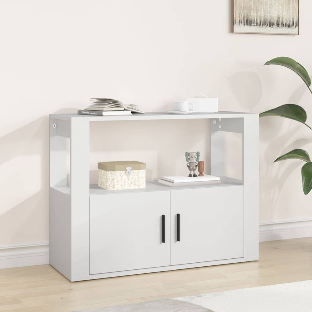 vidaXL Sideboard Weiß 80x30x60 cm Holzwerkstoff