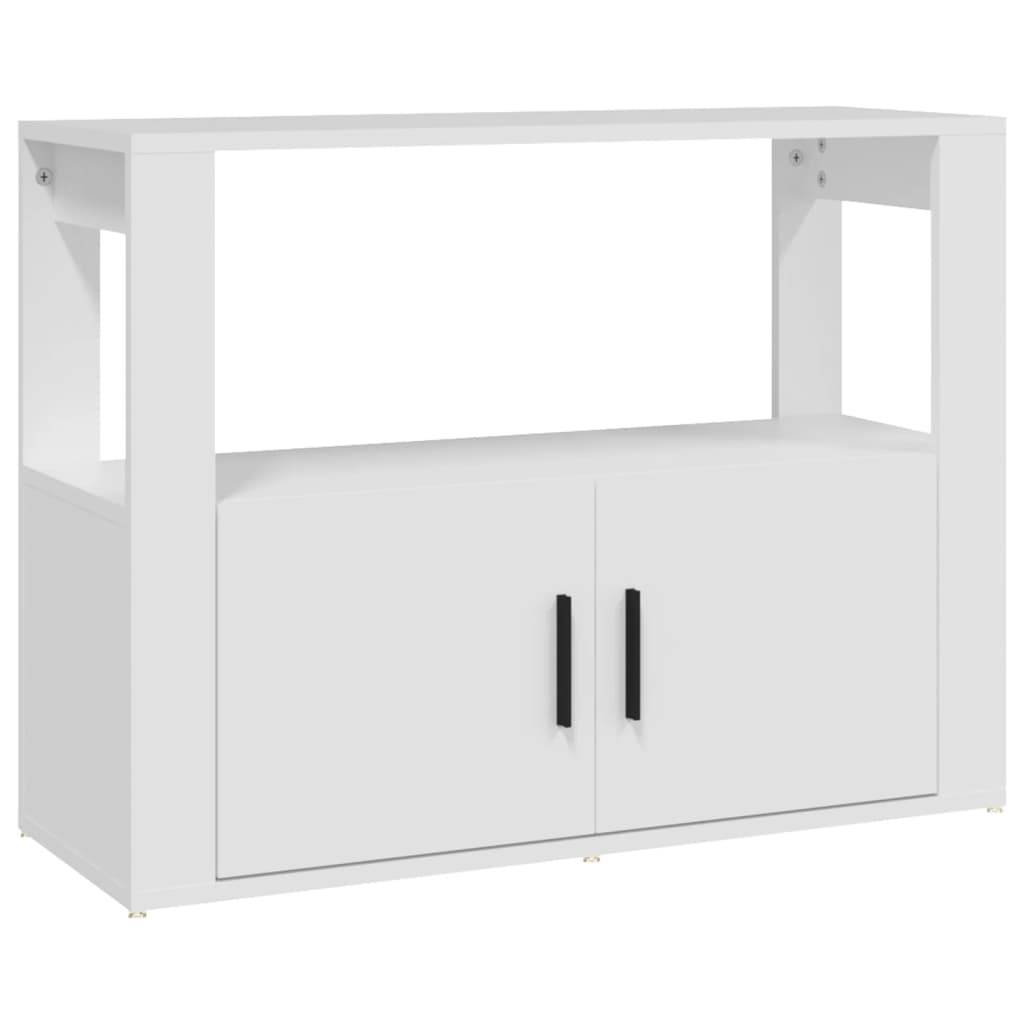 vidaXL Sideboard Weiß 80x30x60 cm Holzwerkstoff