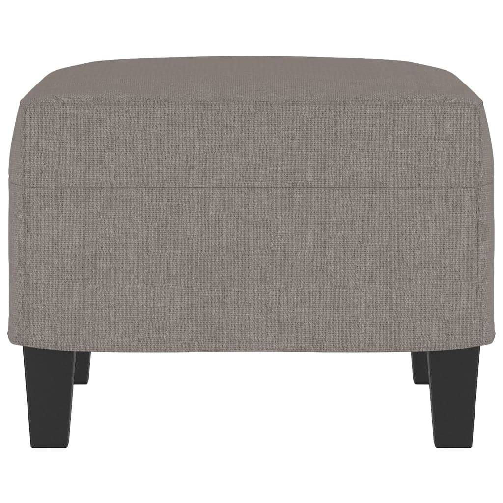 vidaXL Fußhocker Taupe 60x50x41 cm Stoff