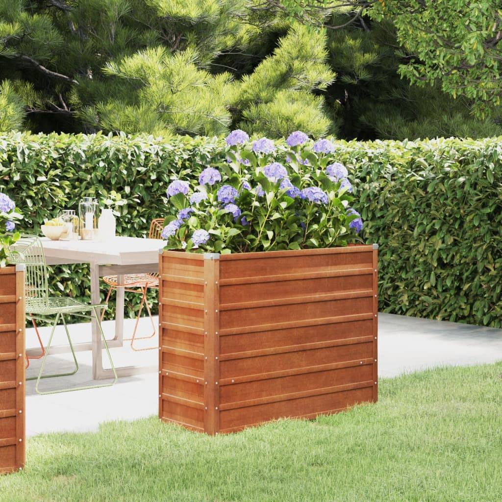 vidaXL Hochbeet Rostig 100x40x77 cm Cortenstahl