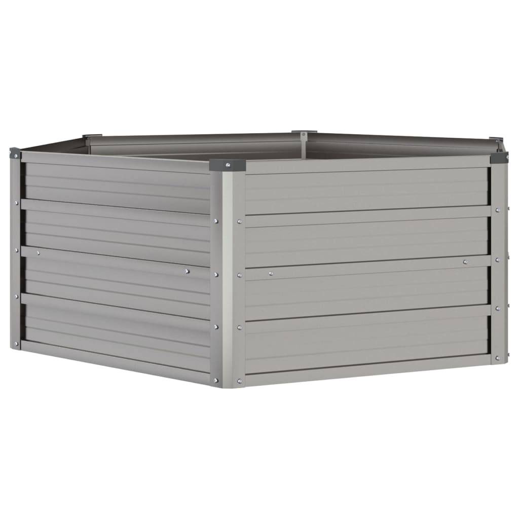 vidaXL Hochbeet Rostig 129x129x45 cm Cortenstahl