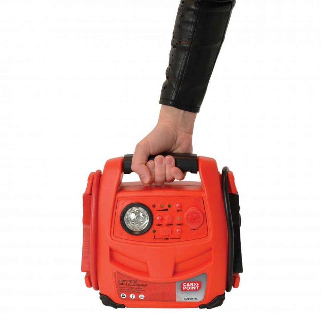 Carpoint 2-in-1 Starthilfegerät mit LED 12V 7 Ah Rot