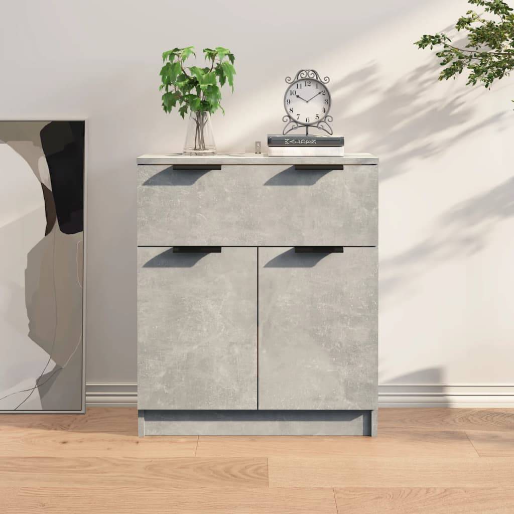 vidaXL Sideboard Betongrau 60x30x70 cm Holzwerkstoff