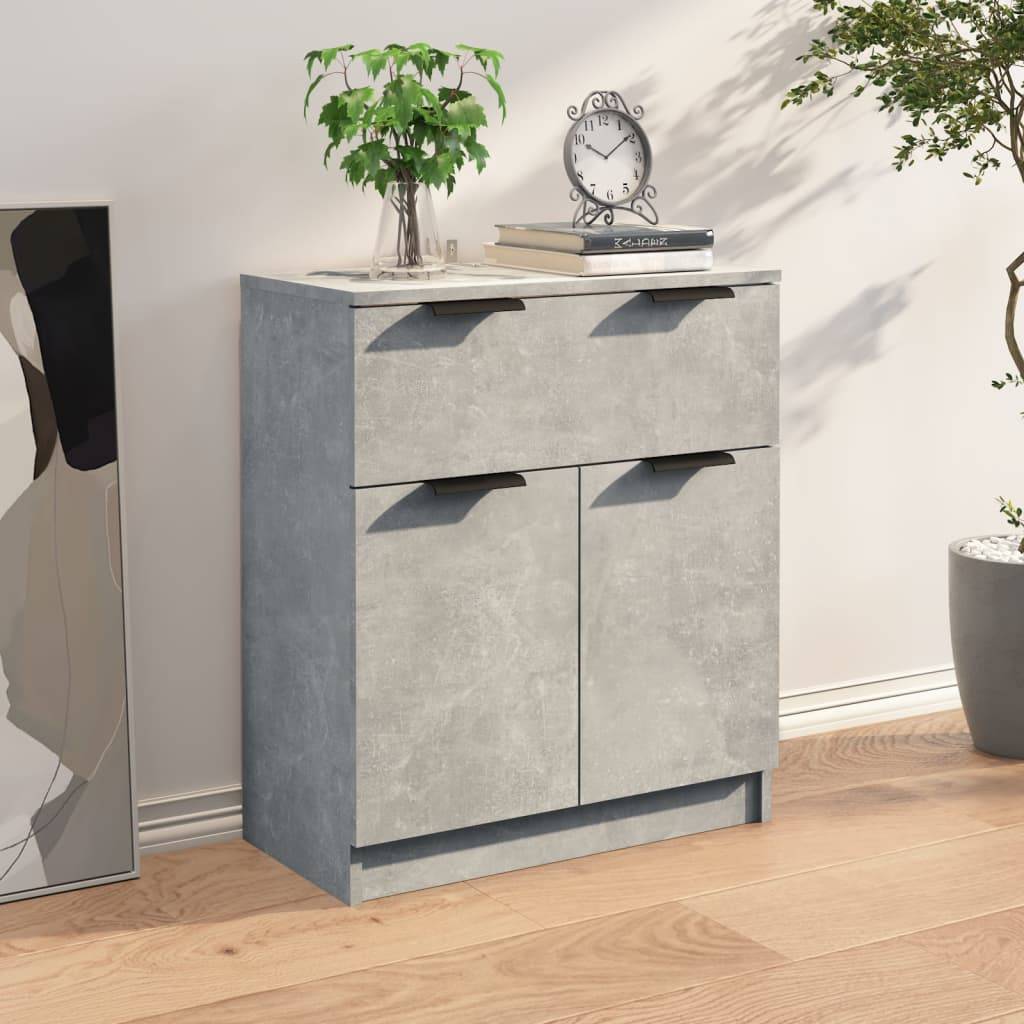 vidaXL Sideboard Betongrau 60x30x70 cm Holzwerkstoff