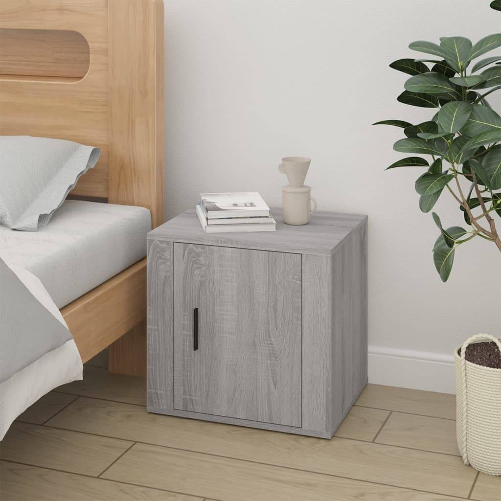 vidaXL Nachttisch Grau Sonoma 50x39x47 cm
