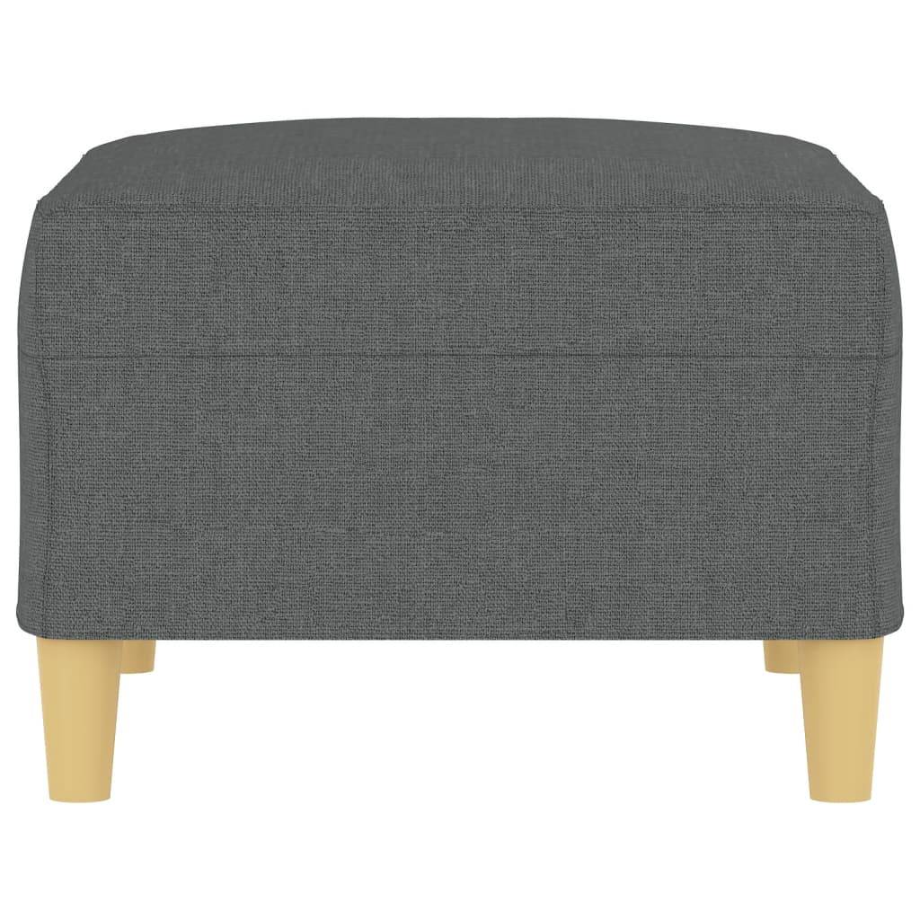 vidaXL Fußhocker Dunkelgrau 70x55x41 cm Stoff