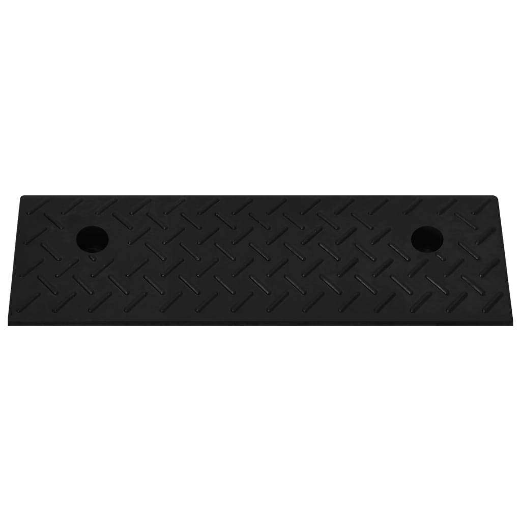 vidaXL Bordsteinrampen 2 Stk. 50x17,5x5 cm Gummi