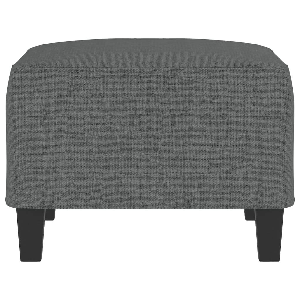 vidaXL Fußhocker Dunkelgrau 70x55x41 cm Stoff