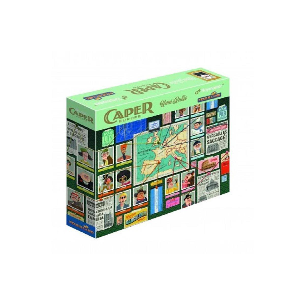 Caper Europe. Brettspiel, für 2 Spieler, ab 10 Jahren, DE-Ausgabe