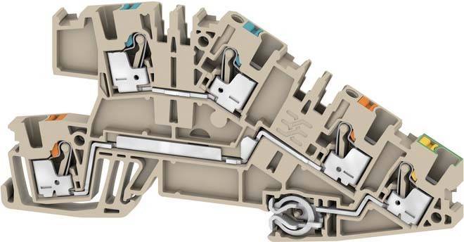 Weidmüller Installationsklemme AITB 2.5 BB N-L-PE