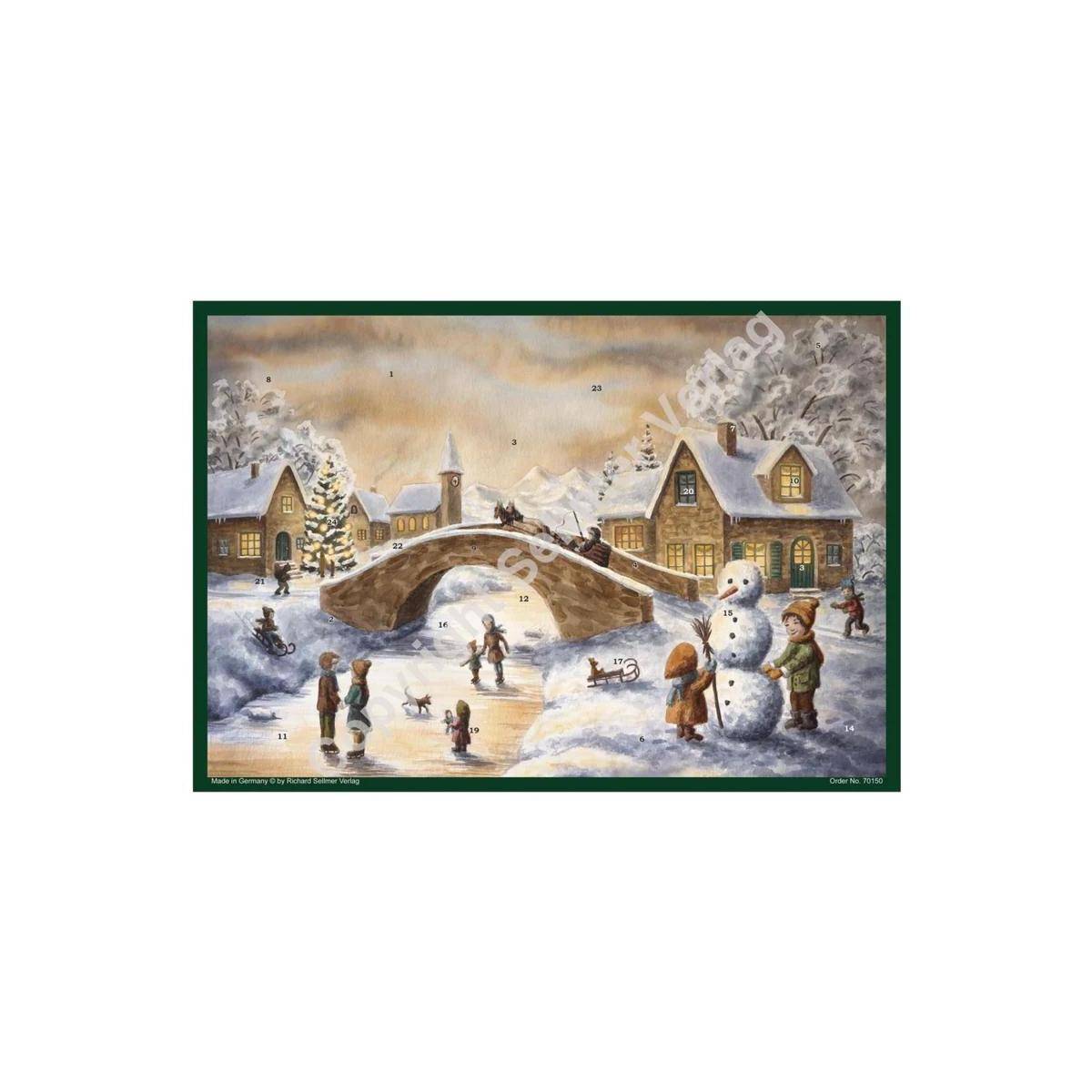 Adventskalender Großformat - An der Brücke