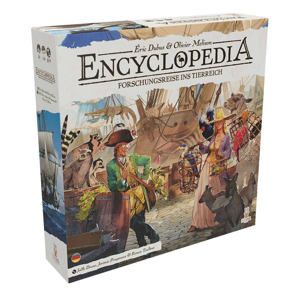 Encyclopedia: Forschungsreise ins Tierreich, Brettspiel (DE-Ausgabe)