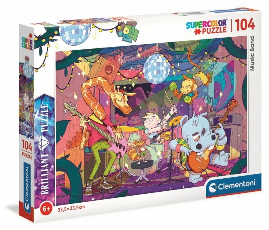 CLEMENTONI Brillantes Puzzle Musikgruppe 104 Teile