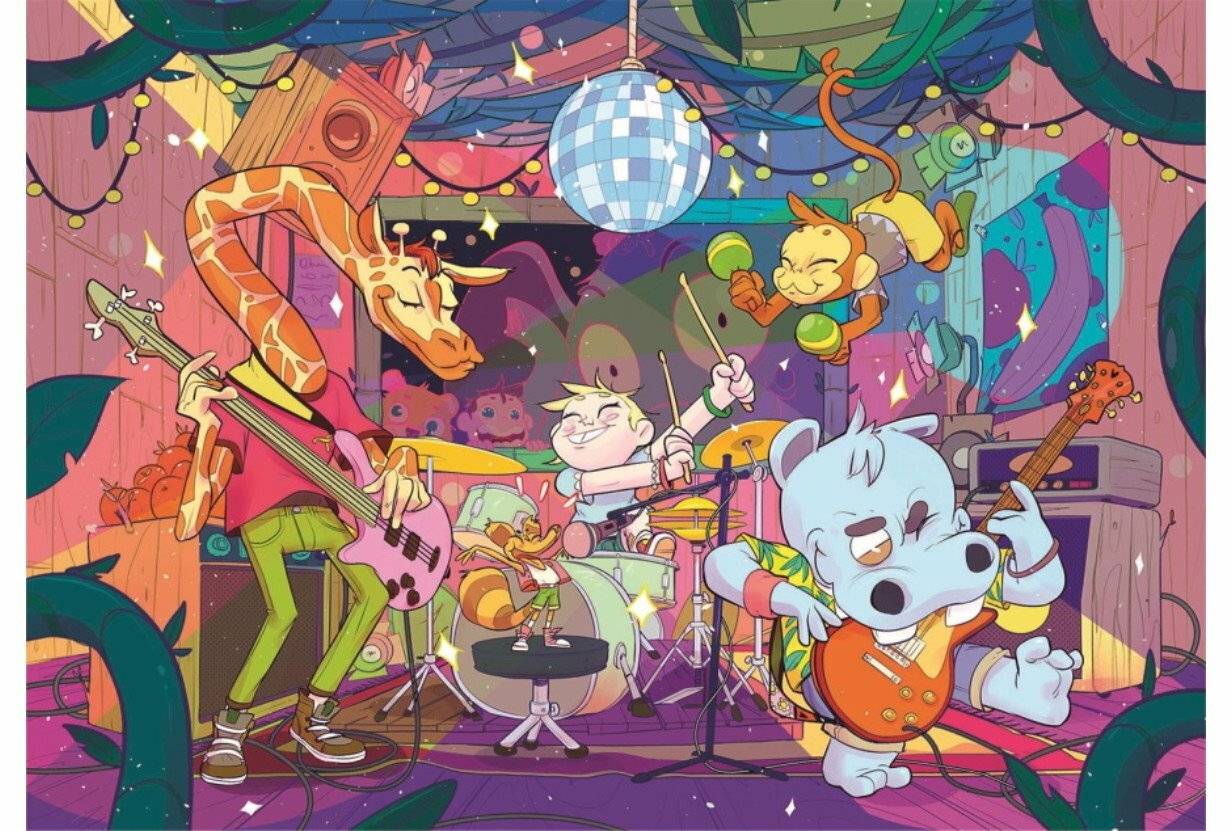 CLEMENTONI Brillantes Puzzle Musikgruppe 104 Teile