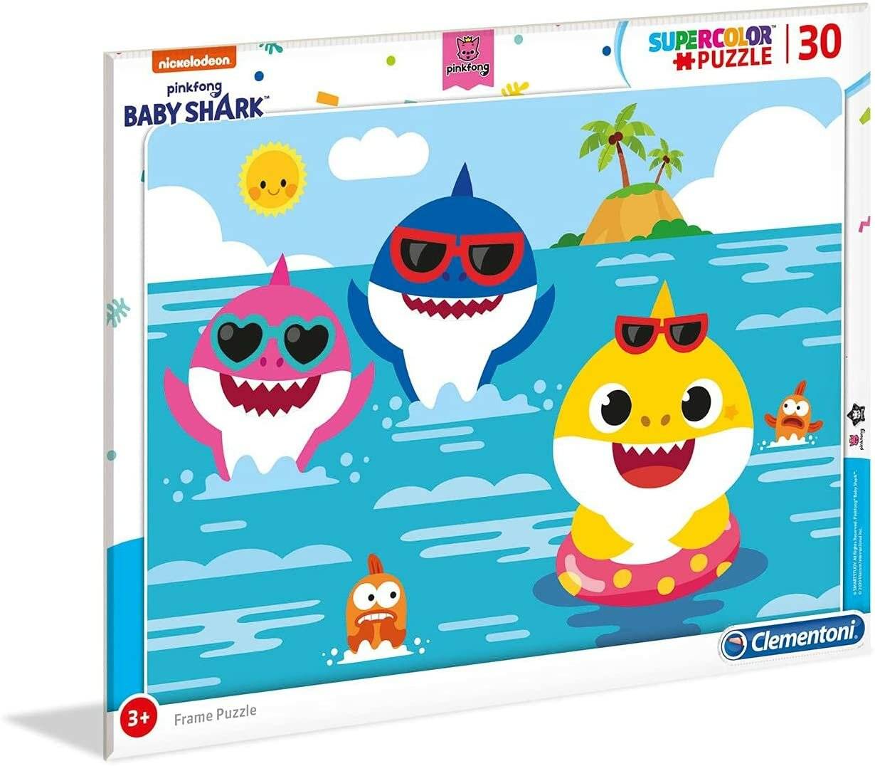 CLEMENTONI Puzzle Baby Hai: Urlaub 30 Teile