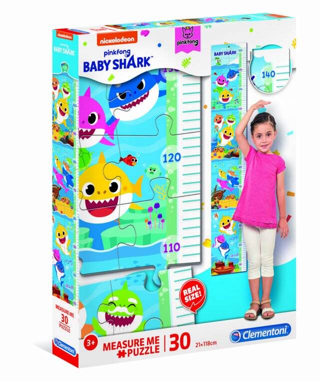 CLEMENTONI Puzzle Meter Baby Hai 30 Teile
