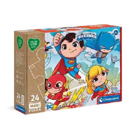CLEMENTONI Play For Future Puzzle DC Super Friends MAXI 24 Teile