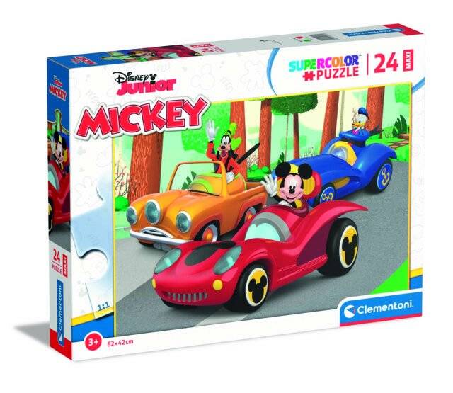 CLEMENTONI Puzzle Mickey on a trip MAXI 24 Teile