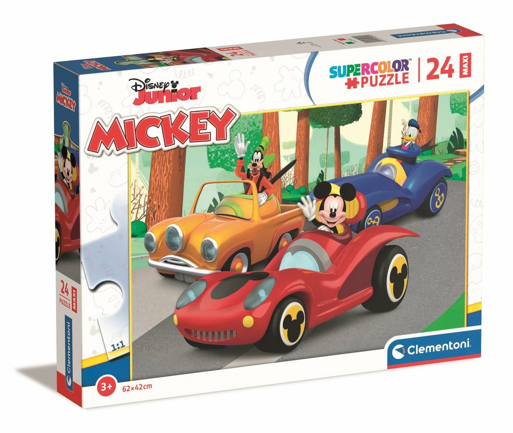 CLEMENTONI Puzzle Mickey on a trip MAXI 24 Teile