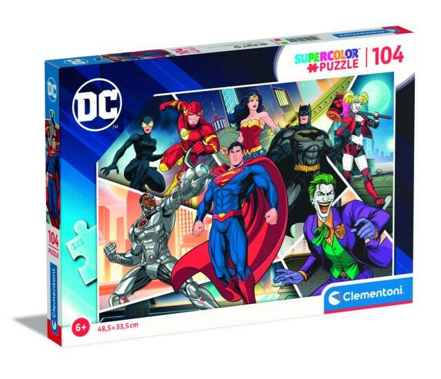 CLEMENTONI Puzzle DC Comics 104 Teile